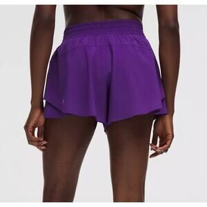 NWT Lululemon Shake It Out High-Rise Run Short 2.5" Charged Indigo Gym Size XS